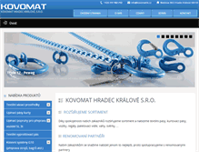 Tablet Screenshot of kovomathk.cz